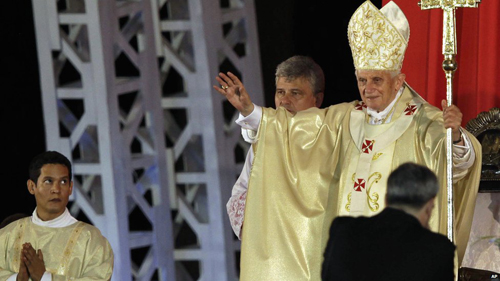 Papst Benedikt XVI. zu Gast in Havana